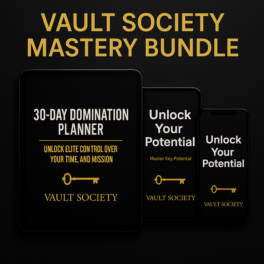 Vault Society Mastery Bundle